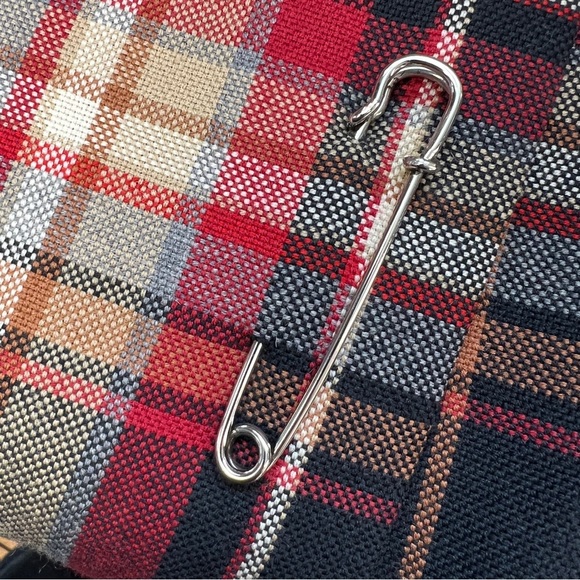 Vintage Ladies Kilt All Wool Plaid A-Line Pleated Skirt Highland Wear Fall Midi - Picture 7 of 7